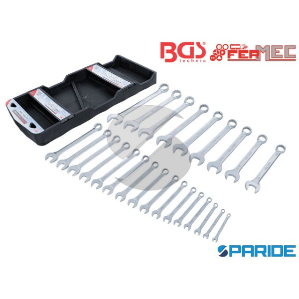 SET 25 CHIAVI COMBINATE DA 1\4 A 1-1\4 BGS