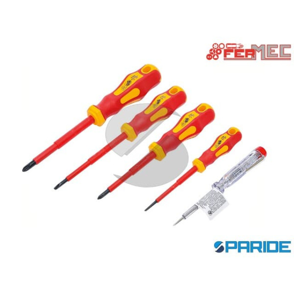 SET 5 CACCIAVITI ISOLATI VDE BGS35815 FERMEC