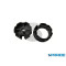 SET ADATTATORE D 70 MM PER MOTORE A CORONA ROTONDA OTTAGONALE PLASTICA NERO
