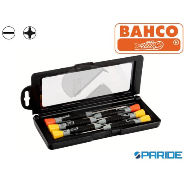 SET CACCIAVITI 706-1 BAHCO CON MANICO DI PRECISION...