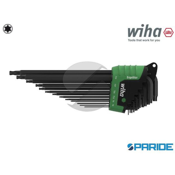 SET CHIAVI A BRUGOLA TORX 366BEHZ13 SUPPORTO ERGOS...
