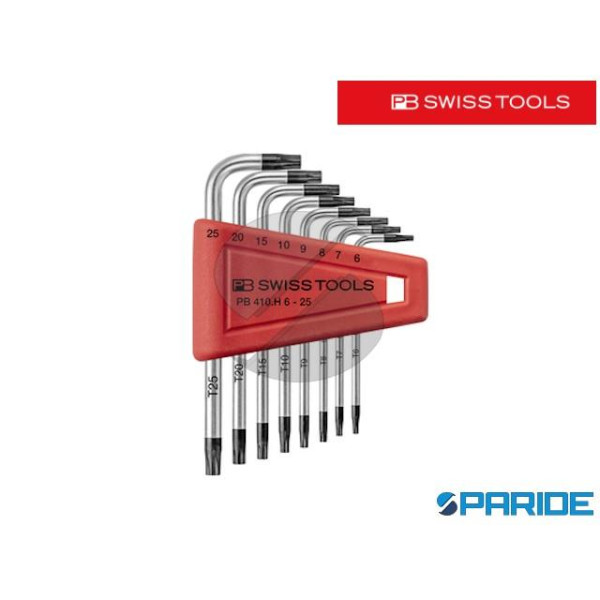 SET CHIAVI TORX PIEGATE PB 410H 6-25 SWISS TOOLS