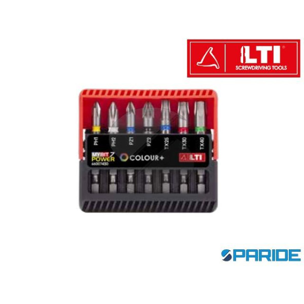 SET INSERTI 7 PZ MYBIT 7 POWER COLOR PH1, PH2, PZ1...