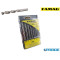 SET PUNTE ELICOIDALI PER LEGNO HSS D 3,4,5,6,7,8,9,10 MM 8 PZ FAMAG
