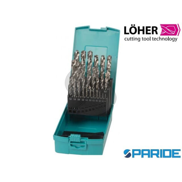 SET PUNTE PER ACCIAIO DA 1 A 13 MM HSSE LOHER CF 2...