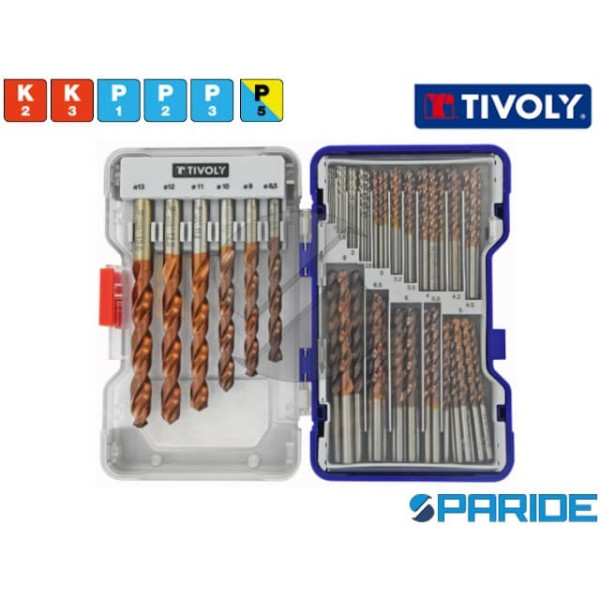 SET PUNTE PER METALLO HSS FURIOS TIVOLY 100 PZ