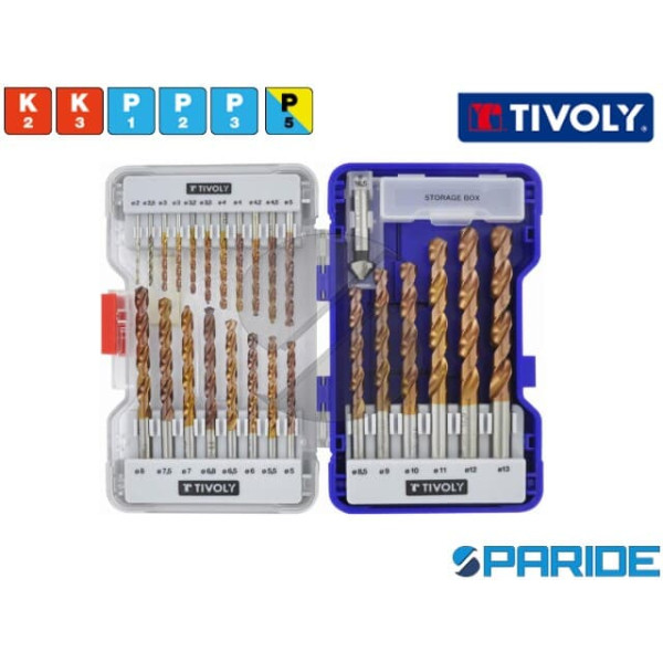 SET PUNTE PER METALLO HSS FURIOS TIVOLY 25 PZ
