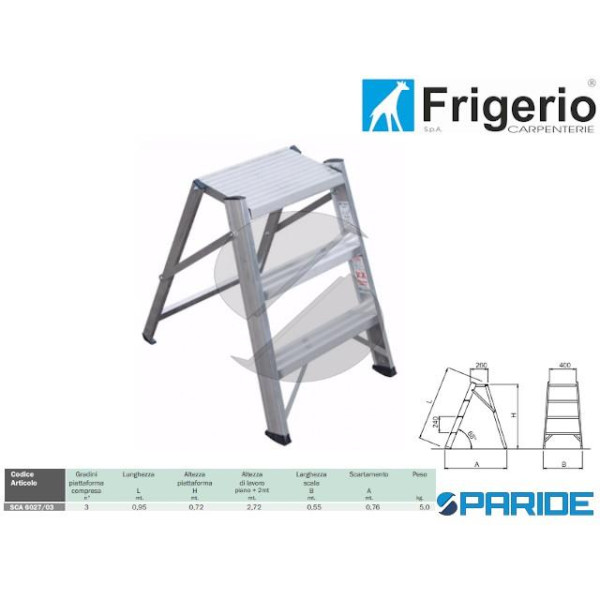 Sgabello Tiramisu Ideal Star 3 Gradini