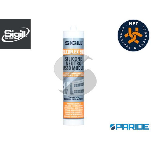 SIGILLANTE SILICONICO SILCOFLEX 300 ML 590 BIANCO ...