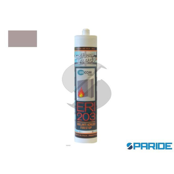 SILICONE ACRILICO ERI 203 GRIGIO ANTIFUOCO 310 ML