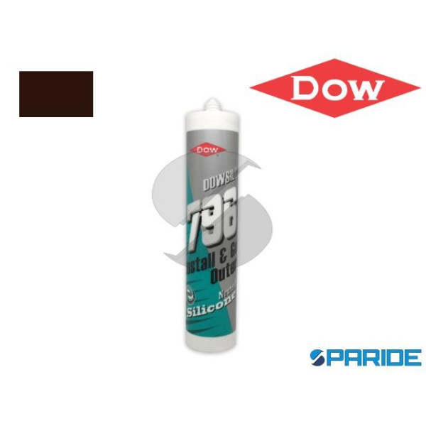 SILICONE NEUTRO GUTTER BROWN 796 DOWSIL 310 ML