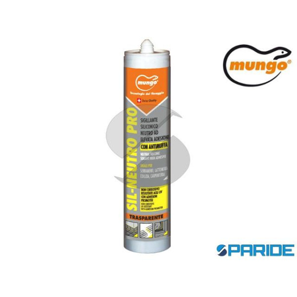 SILICONE NEUTRO PRO TRASPARENTE MUNGO 310 ML