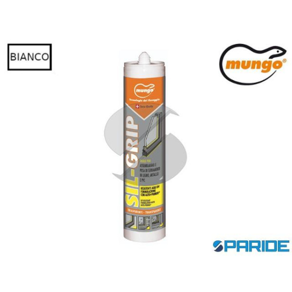 SILICONE NEUTRO SIL-GRIP BIANCO RAL 9010 MUNGO 310...