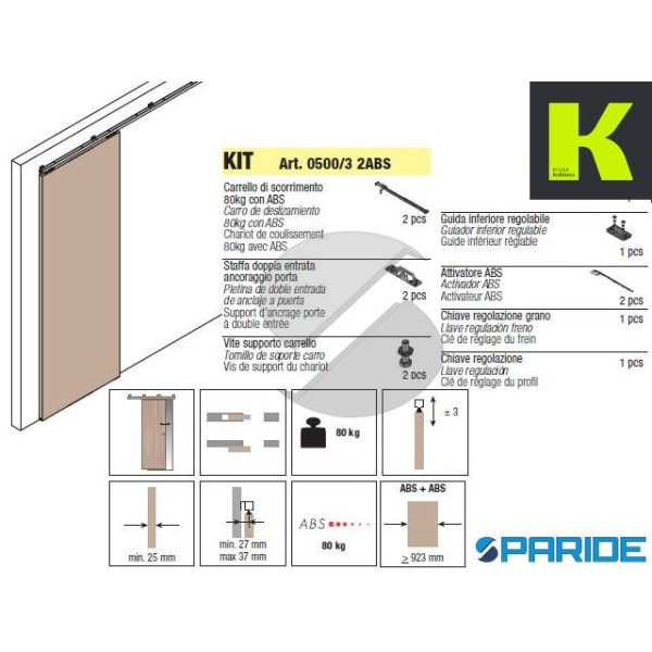 SISTEMA SYSTEM 0500\80 ABS 0500\3 2ABS SCORREVOLI ...