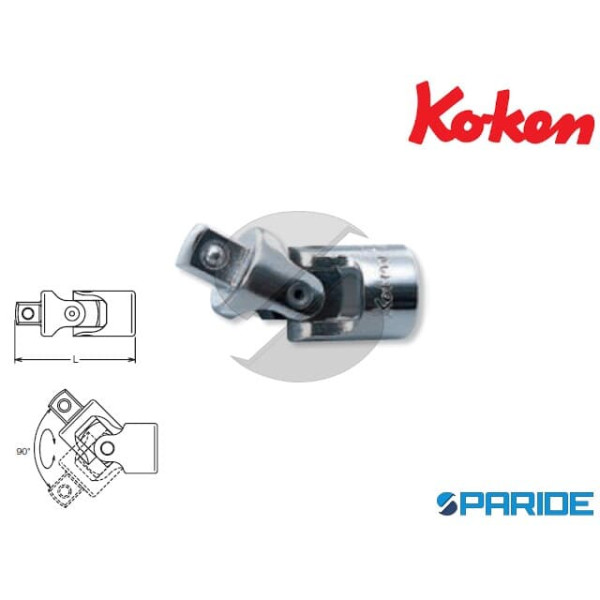 SNODO ATTACCO 1\4 L 33 MM 2770 KOKEN
