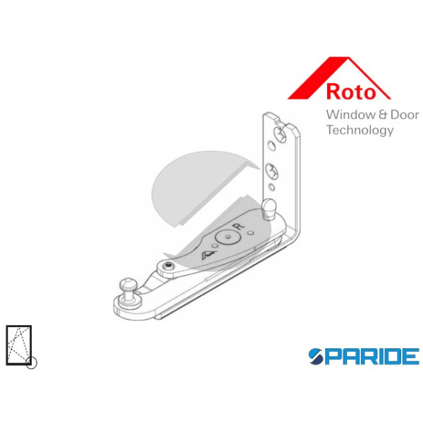 SOSTEGNO ANGOLARE PB 24 563736 ROTO NT DESIGNO