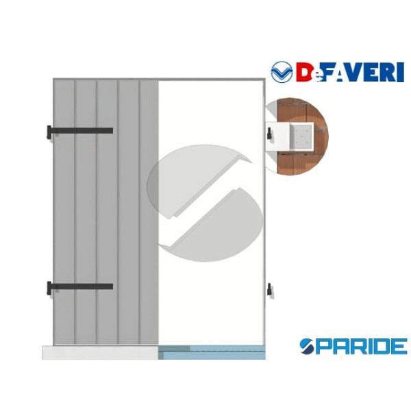 SOSTEGNO SCURI BLOKKO EXPERT DEFAVERI 100 MM PER CAPPOTTO TERMICO