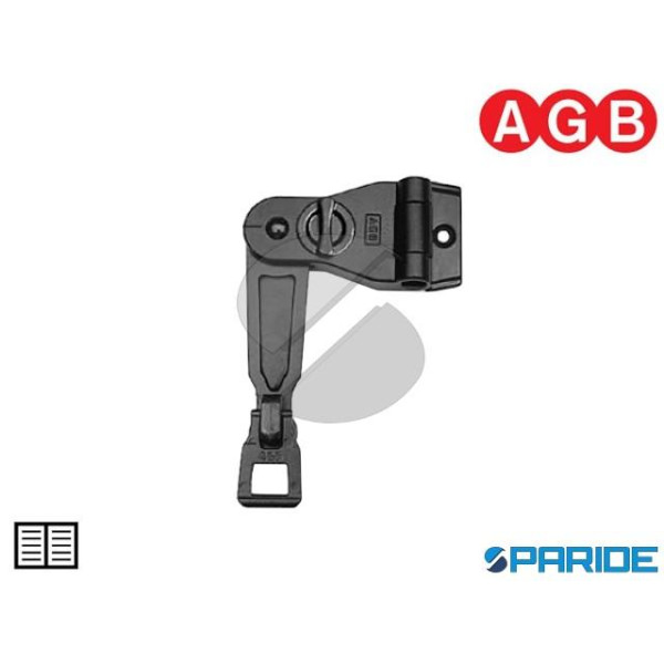 SPAGNOLETTA GRANDE SNODATA 148,8X44 MM NERA H00901...