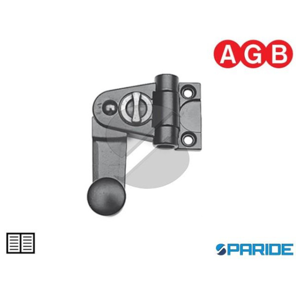 SPAGNOLETTA RIDOTTA 110X40 MM SP 0 MM NERA H009010...