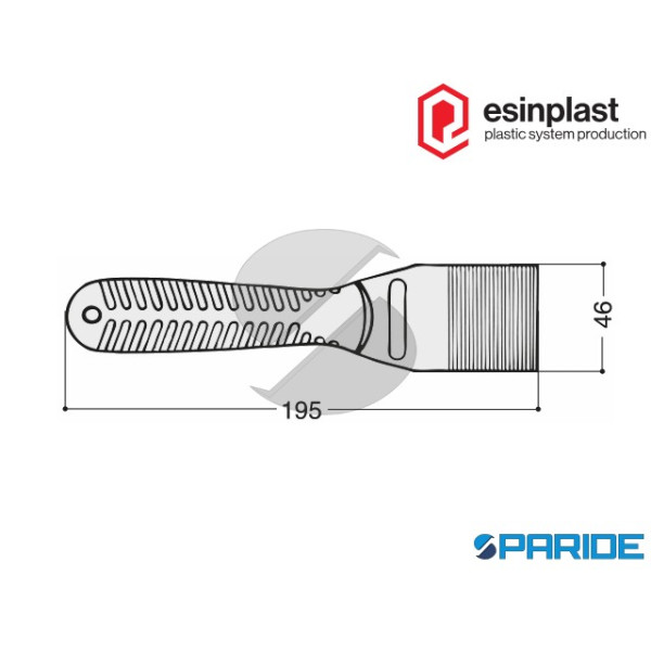 SPATOLA PICCOLA PER SOLLEVAMENTO VETRI ESINPLAST