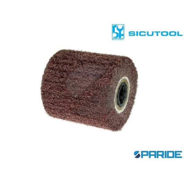 SPAZZOLA A RULLO 100X100 MM IN TESSUTO ABRASIVO GR...