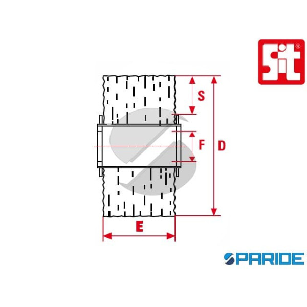 SPAZZOLA A RULLO 100X70 RSF 1372 SIT IN FILO ONDULATO INOX 0.20 MM