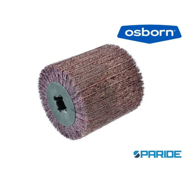 SPAZZOLA A RULLO LAMELLARE 100X100 MM GR80 ABRASIV...