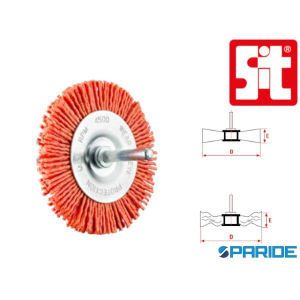 SPAZZOLA CIRCOLARE D 100 G100A 0611 SIT IN FILO ON...