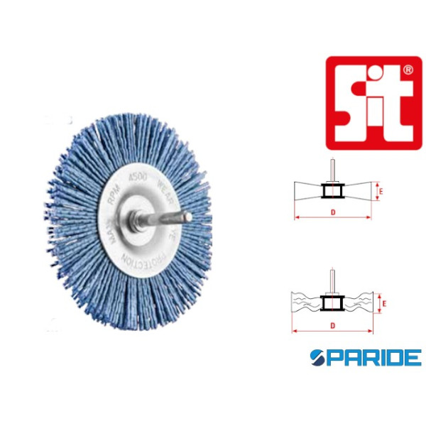 SPAZZOLA CIRCOLARE D 100 G100B 0621 SIT IN FILO ON...