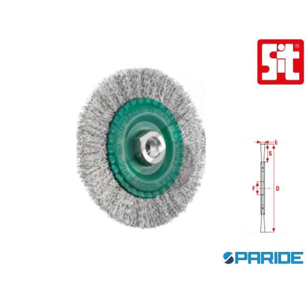 SPAZZOLA CIRCOLARE D 115 MM 3111 2468 SIT IN FILO ...