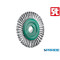 SPAZZOLA CIRCOLARE D 115 UZ115 0544 SIT A MAZZETTI RITORTI IN FILO ONDULATO INOX 0.5 MM
