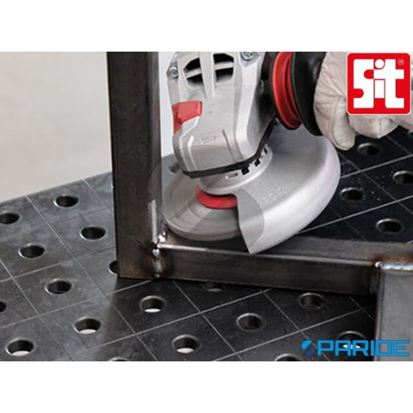 SPAZZOLA CIRCOLARE D 125 MM 0506 SIT A MAZZETTI RITORTI FILO ONDULATO ACCIAIO 0.5 MM