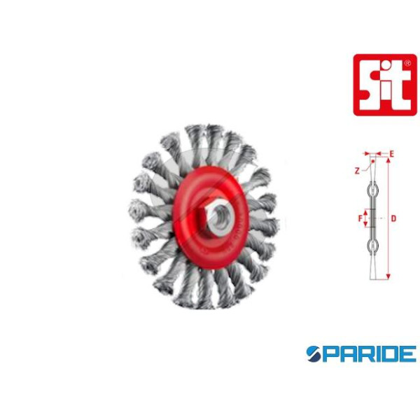 SPAZZOLA CIRCOLARE D 125 MM U125 0556 SIT A MAZZET...