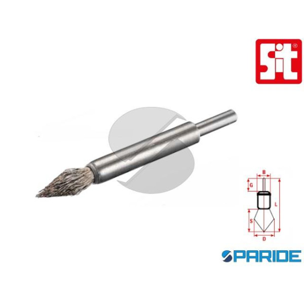 SPAZZOLA PENNELLO PUNTA D 10 PL10 0952 SIT IN FILO...