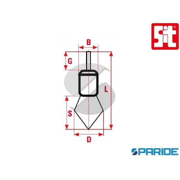 SPAZZOLA PENNELLO PUNTA D 10 PL10 0952 SIT IN FILO ONDULATO INOX 0.30 MM