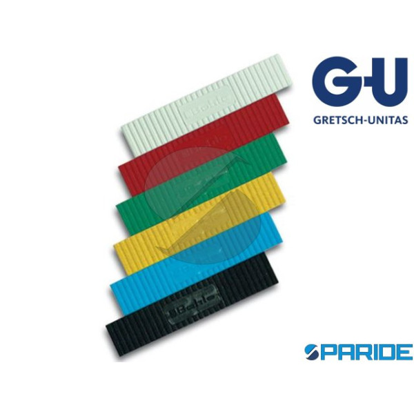SPESSORE PER VETRI 100X30 1 MM PLASTICA BIANCO GU