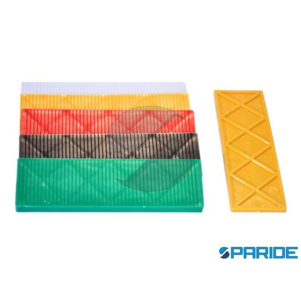 SPESSORE PER VETRI 100X30 3 MM PLASTICA GIALLO