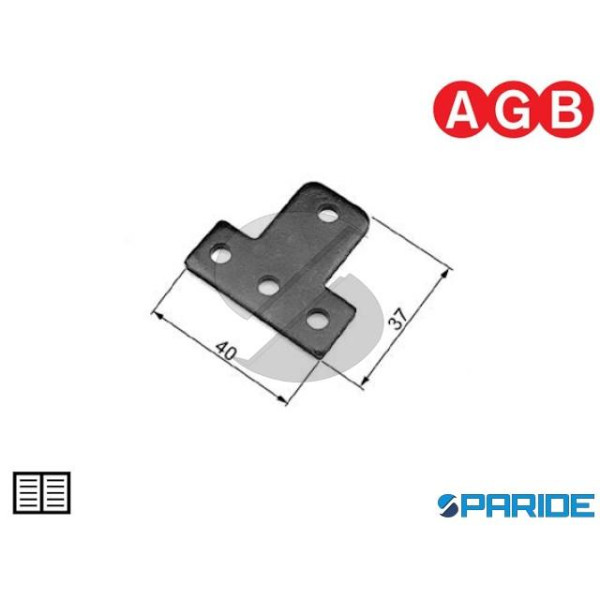SPESSORE SPAGNOLETTA PICCOLA E RIDOTTA SP 3 MM NER...