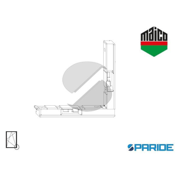 SPESSORE SUPPORTO ANGOLO CERNIERA 41262 MAICO