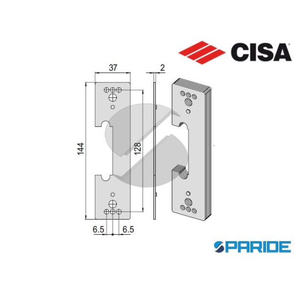 SPESSORI SOTTOINCONTRO 2 MM NYLON NERO 07A89 12 0 ...