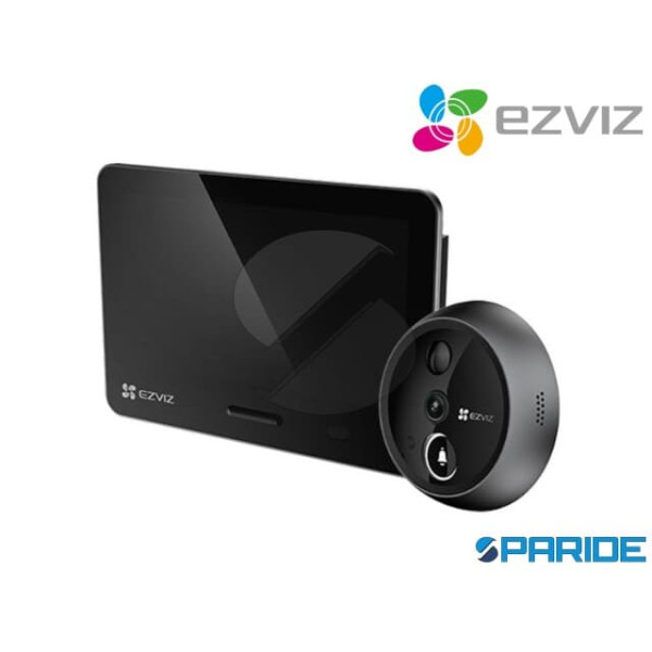 SPIONCINO DIGITALE WIFI SMART EZVIZ 4K EP4 ARGENTO...