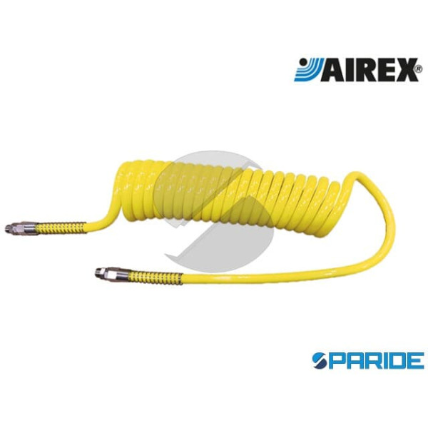 SPIRALE PU D 8X12 MM L 5 MT RACCORDI 1\4 GIREVOLE ...