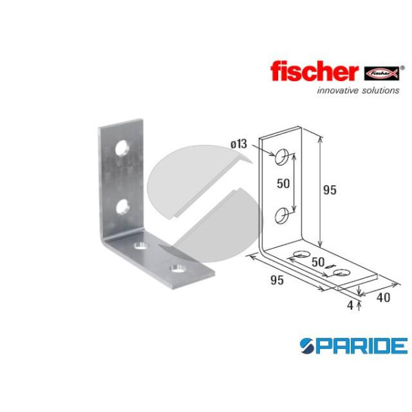 Fischer Collare per tubi CPT 2 completo di vite e tassello