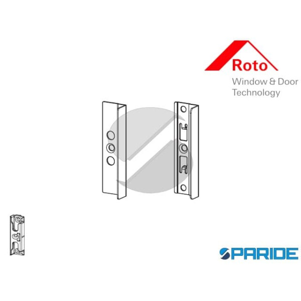 STAFFA PER SCROCCO SENZA CRICCHETTO MAGNETICO I 9 535469 ROTO NX