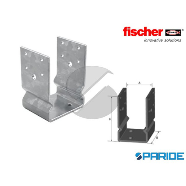 STAFFA PORTAPILASTRO U XFBU 543825 FISCHER