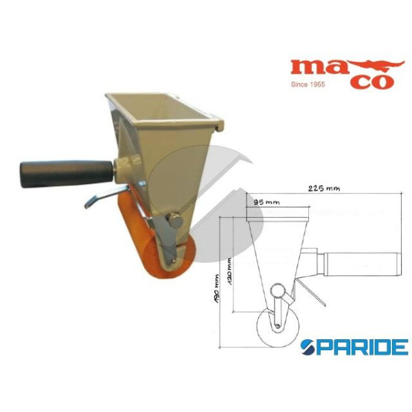 STENDICOLLA ALLUMINIO 1 LT 180 MM MACO 010880 COMP...