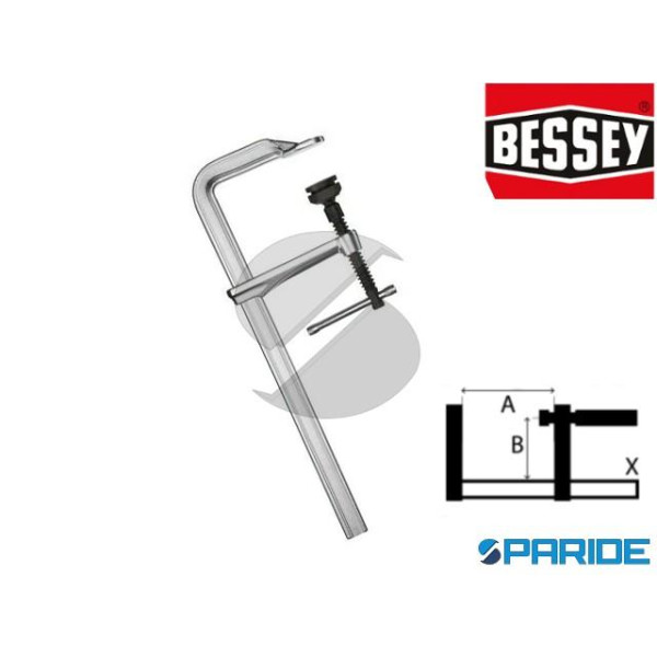 STRETTOIO A VITE STB60M 600X175 ACCIAIO BESSEY