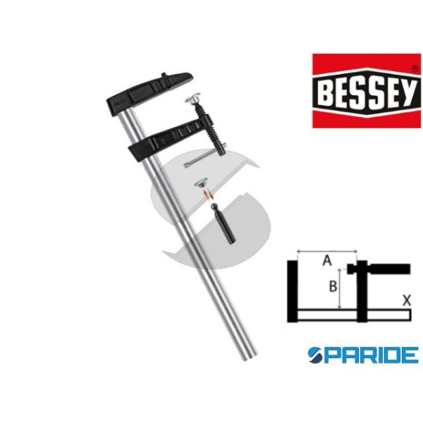 STRETTOIO A VITE TGK-K 2000\120 CON GANASCE BESSEY