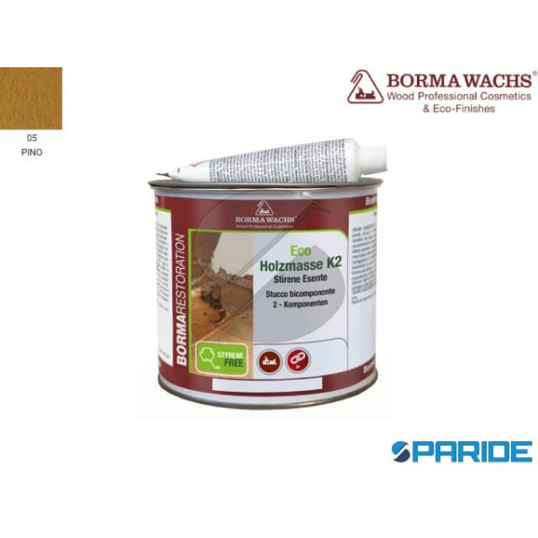 STUCCO BICOMPONENTE ECO HOLZMASSE K2 PINO BORMA WA...