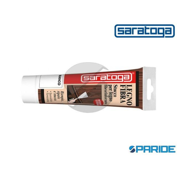 STUCCO LEGNO FIBRA BIANCO 125 ML SARATOGA